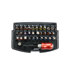 Yato bitkészlet + adapter, 1/4", 32 db (YT-04622) szerszám kiegészítő
