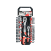 Yato Dugókulcs készlet 51 részes 1/2", 1/4" CrV