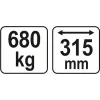 Yato Emelőhorog (traverz) zsiráf emelőhöz (YT-55565)