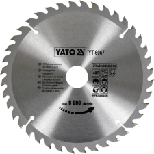 Yato Fűrésztárcsa fához 210/30/40 (YT-6067) fűrészlap