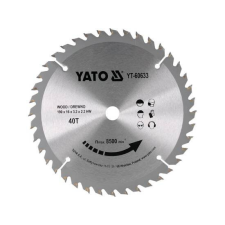 Yato Körfűrésztárcsa (fa) 190x16x3,2mm T40 (YAT-60633) barkácsolás, csiszolás, rögzítés