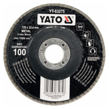 Yato Lamellás csiszolókorong lapos 125 x 22,2 mm P36 csiszolókorong és vágókorong