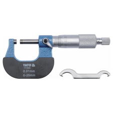 Yato Mikrométer 0-25 mm +/-0,01 mm mechanikus (YT-72300) mérőszerszám