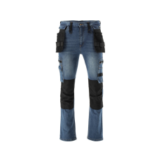 Yato Munkavédelmi farmer hosszúnadrág L/XL-es méret 17 zsebes sötétkék