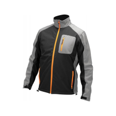 Yato Munkavédelmi softshell kabát fekete-szürke 2XL-es méret 3 zsebes (YT-79534)