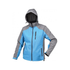 Yato Munkavédelmi softshell kabát kapucnival kék-szürke M-es méret (YT-79561)