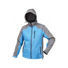 Yato Munkavédelmi softshell kabát kapucnival kék-szürke XL-es méret YATO munkaruha