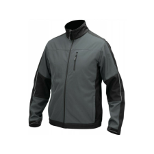 Yato Munkavédelmi softshell kabát szürke-fekete 2XL-es méret 3 zsebes munkaruha