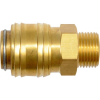 Yato Pneumatikus gyorscsatlakozó 3/8" x 1/4" sárgaréz (YT-24095)
