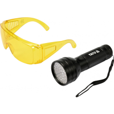Yato UV zseblámpa 51LED + szemüveg (YT-08581) elemlámpa