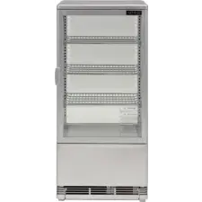Yato Üveges hűtőszekrény 78l-es 42x38x96cm szürke hűtőgép, hűtőszekrény