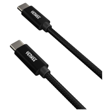 YENKEE YCU C101 BK USB-C - USB-C adat-, és töltőkábel 1m fekete (YCU C101 BK) kábel és adapter