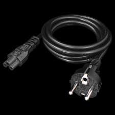 YENKEE YPC 572 230V Hálózati tápkábel 1.5m - Fekete (YPC 572) kábel és adapter