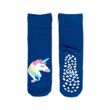  Yo! ABS csúszásgátlós zokni 23/26 - sötétkék egyszarvú gyerek zokni