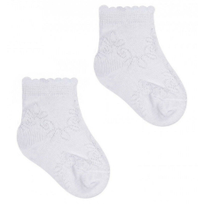  Yo! Baby pamut zokni 20/22 - fehér, mintás