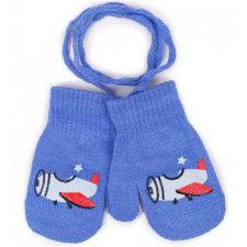 Yo! Bébi téli kesztyű 10 cm - Kék repülő gyerek kesztyű