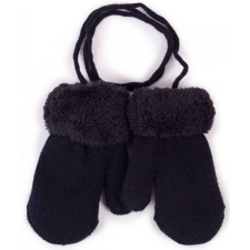 Yo! Bébi téli kesztyű 12 cm - Fekete gyerek kesztyű