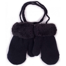  Yo! Bébi téli kesztyű 12 cm - Fekete