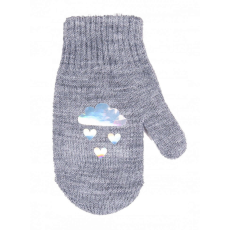  Yo! Bébi téli kesztyű 12 cm - szürke