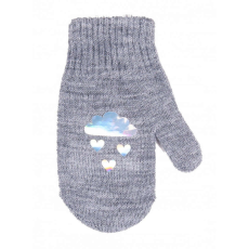  Yo! Bébi téli kesztyű 12 cm - szürke