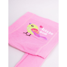 Yo Club! Pamut Harisnyanadrág - Rózsaszín Madaras 80/86 gyerek harisnya