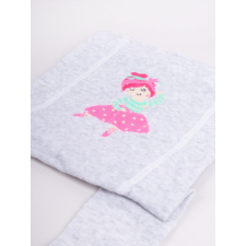 Yo Club! Pamut Harisnyanadrág - Szürke/Rózsaszín Táncoló Lány 92/98 gyerek harisnya