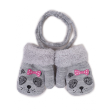  Yo!club téli kesztyű 12 cm - szürke/kutya gyerek kesztyű