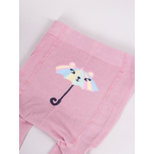 Yo Club! Yo Cub! Pamut Harisnyanadrág csúszásgátló talppal - Mályva Esernyős 80/86 gyerek harisnya