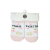 Yo! Yo! Baby pamut zokni 6-9 hó - rózsaszín csillagos