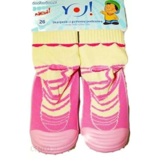 Yo! YO! Lány zoknicipő 24-es rózsaszín