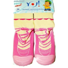 Yo! YO! Lány zoknicipő 26-os rózsaszín