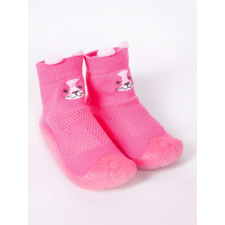 YO! zoknicipő 24-es - pink cica gyerek cipő