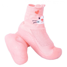 Yo! zoknicipő 24-es - rózsaszín cica