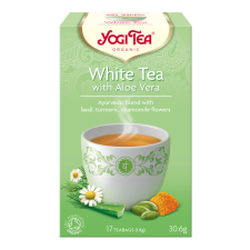 Yogi BIO Fehér tea aloe verával 17x1,8g Yogi White Tea reform élelmiszer
