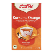 YOGI BIO KURKUMA NARANCS TEA /483000/ gyógytea