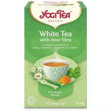  Yogi Tea Bio fehér Tea Aloe Verával 17 db tea