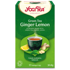 Yogi tea ® Bio Zöld tea gyömbérrel és citrommal üdítő, ásványviz, gyümölcslé