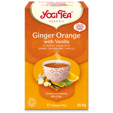 Yogi tea ® Narancsos gyömbér bio tea vaníliával tea