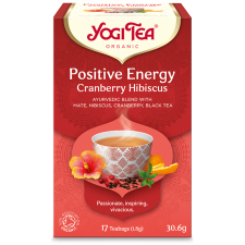  Yogi Tea® Pozitív energia bio tea tőzegáfonyával és hibiszkusszal tea