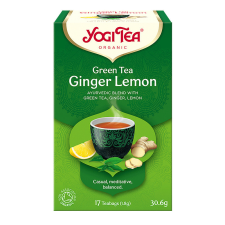 Yogi Yogi bio tea zöld tea gyömbérrel citrommal 31 g gyógytea