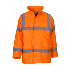 Yoko Férfi fényvisszaverő ruha munkaruha Yoko Fluo Classic Motorway Jacket 6XL, Fluo Narancs munkaruha