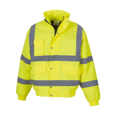 Yoko Férfi kabát munkaruha Yoko Fluo Bomber Jacket XL, Fluo Sárga