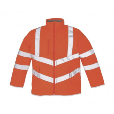 Yoko Uniszex Kabát Hosszú ujjú Yoko Fluo Kensington Jacket -L, Fluo Narancs