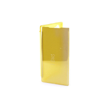 YOOUP Clear view Samsung Galaxy Note 10 N970 oldalra nyíló tok sárga tok és táska