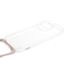 YOOUP CORD IPHONE 14 PRO MAX 6.7 ZSINÓROS TPU TOK CLEAR-ROSE GOLD