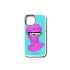 YOOUP IPHONE 12 MINI 5.4 MINTÁS TOK SAVAGE FEHÉR tok és táska