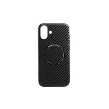 YOOUP MAGNETIC MINTÁS IPHONE 16 6.1 TPU TOK MAGSAFE KOMPATIBILIS CARBON FEKETE tok és táska