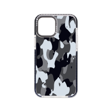 YOOUP Military mintás telefontok iPhone 15 Pro Max YooUp szürke-fekete tok és táska