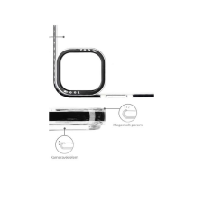 YOOUP Mintás telefontok Sweet iPhone 12 Mini YooUp fehér kerettel tok és táska