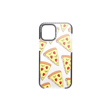 YOOUP Mintás TPU telefontok Pizza iPhone 12 Mini YooUp fekete tok és táska